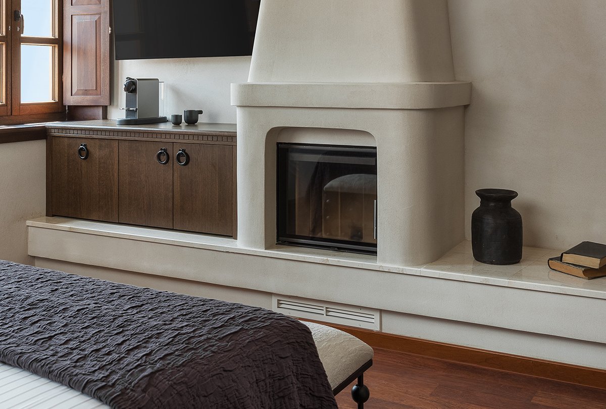 Dome Δωμάτιο με τζάκι